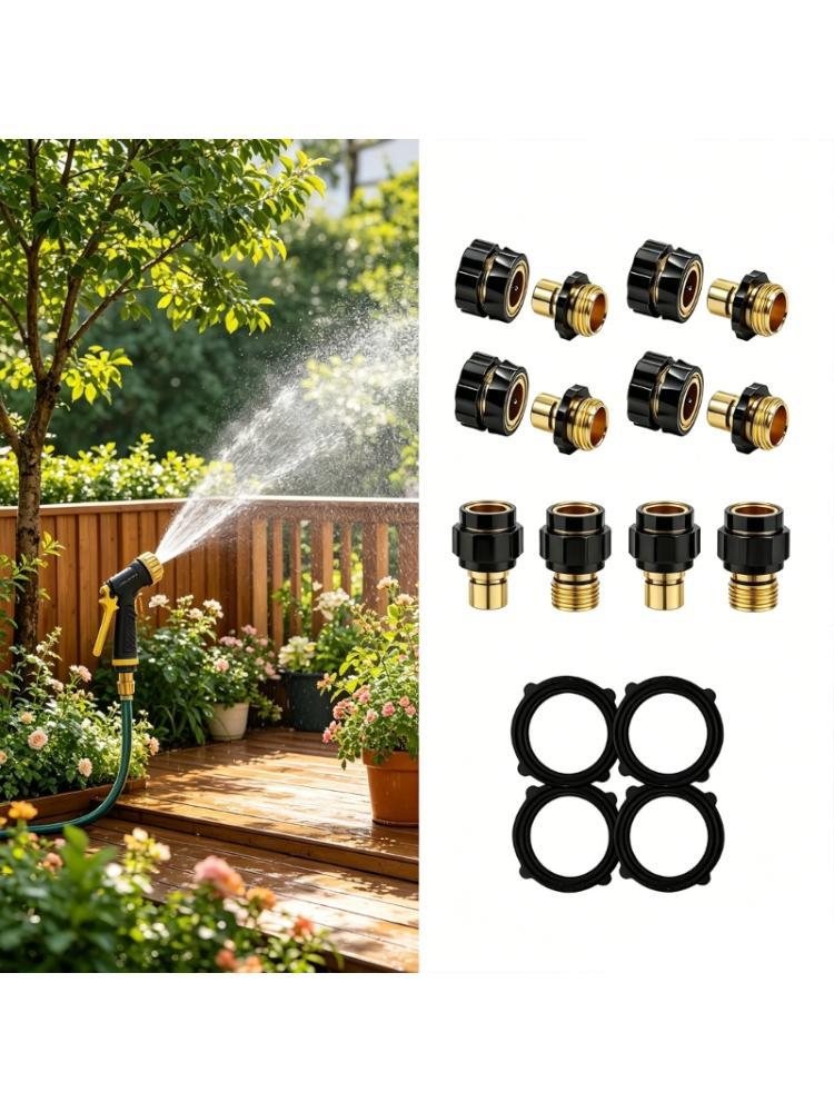 Gardening Tools You Need - R9UF 4 قطعة/الحزمة موصلات أنابيب المياه