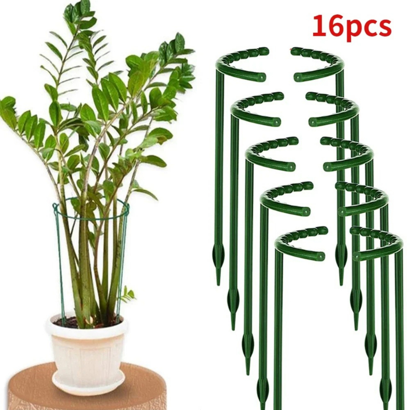 Gardening Tools Hoe - البلاستيك دعم النبات كومة حامل دعم