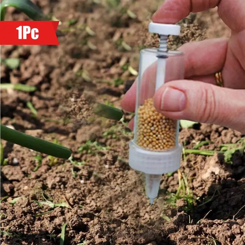 Gardening Tools Essential - 1 قطعة موزع البذور المحمولة ،