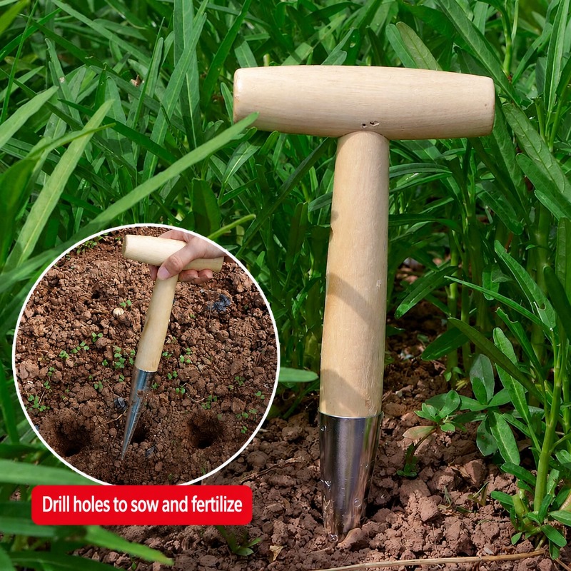 أداة زراعية يدوية على شكل حرف  - مراجعة Gardening Tools Wooden وسعره