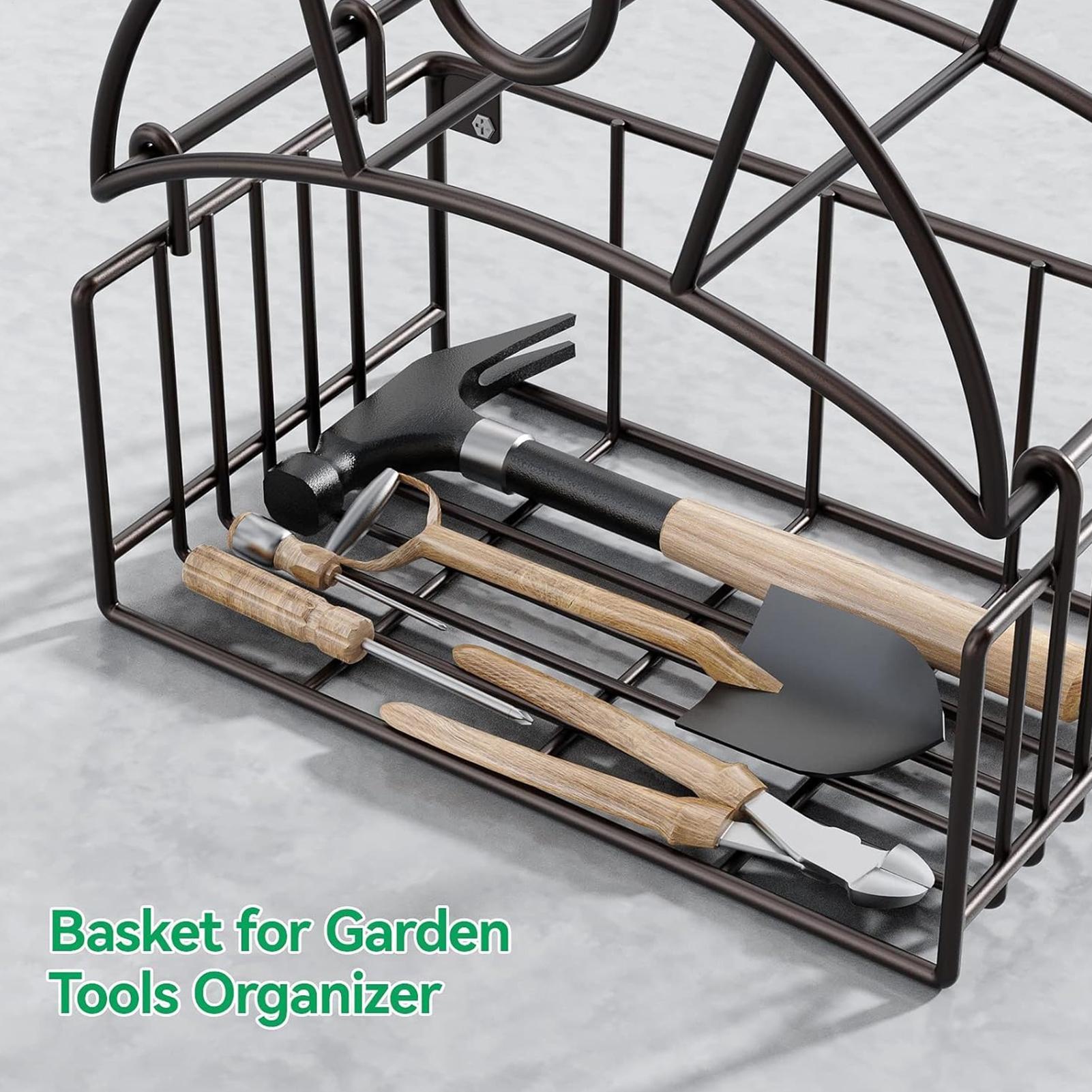 حامل جداري لخرطوم الحديقة متعد - مراجعة Gardening Tools Organiser وسعره