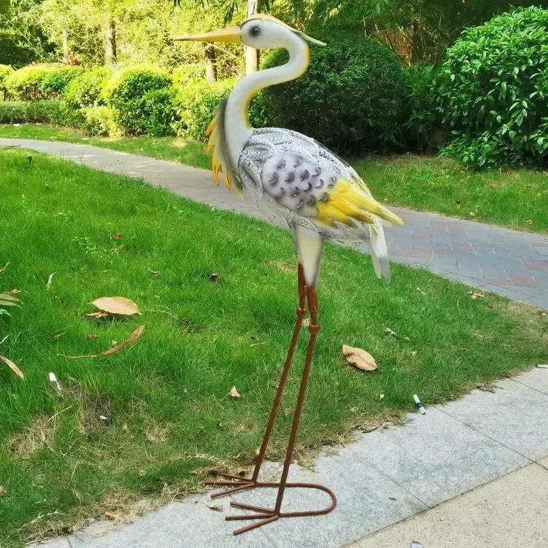 تمثال طائر الكركي الجميل من أم - مراجعة Gardening Tools Amazon وسعره