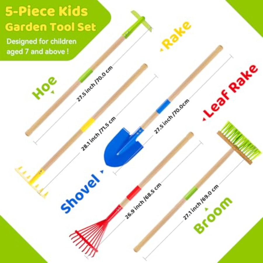 مجموعة أدوات الحدائق: مجرفة آم - مراجعة Gardening Tools For Toddlers وسعره