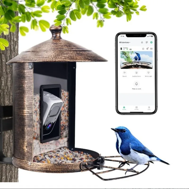 وحدة تغذية الطيور الذكية AI مع - مراجعة Gardening Tools Definition وسعره