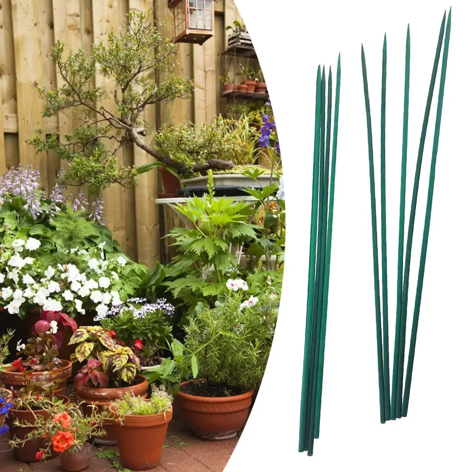10 قطعة 40 سنتيمتر مجموعة حصة  - مراجعة Gardening Tools Wooden وسعره