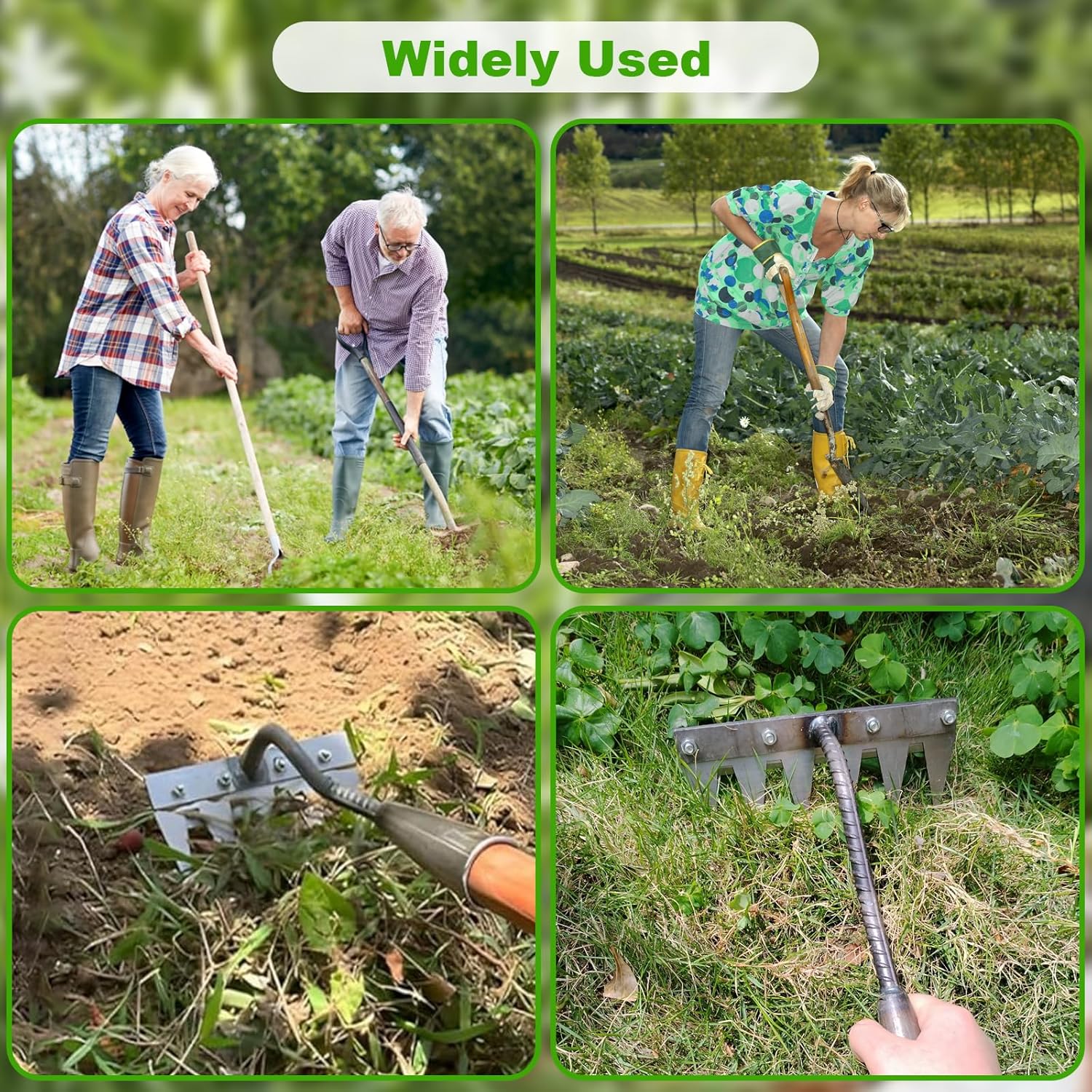 5/6/7/8 الأسنان الحديد البستنة - مراجعة Gardening Tools Hoe وسعره