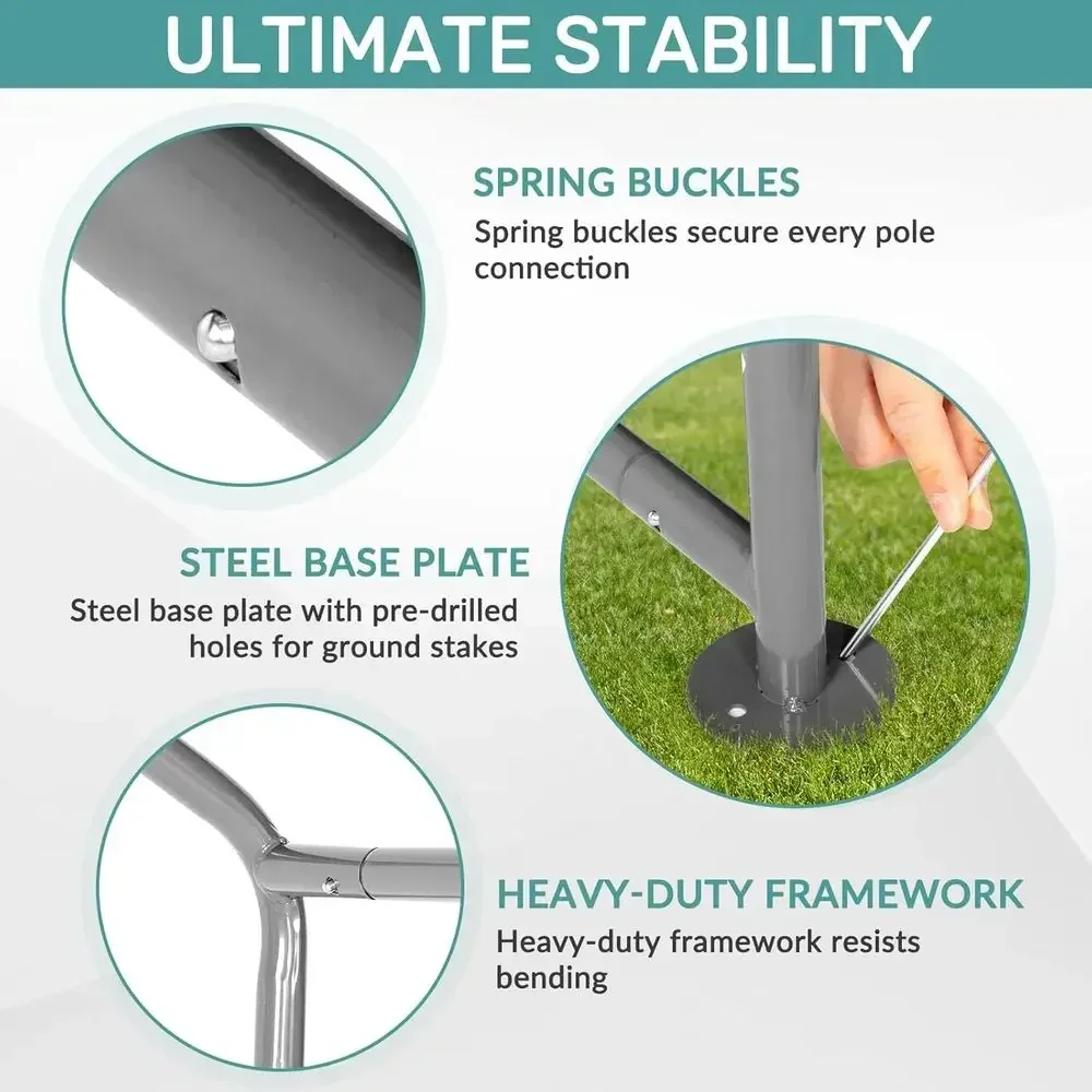 مأوى تخزين خارجي متين، خيمة در - مراجعة Gardening Tools You Need وسعره