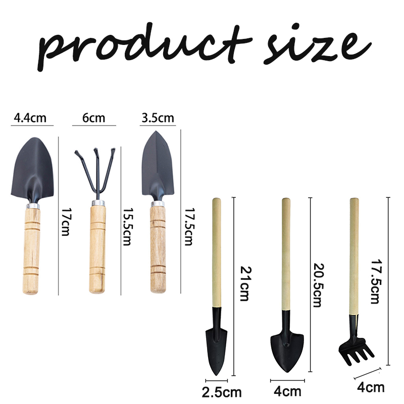 طقم أدوات حدائق صغيرة من 3 قطع - مراجعة Gardening Tools Wooden وسعره