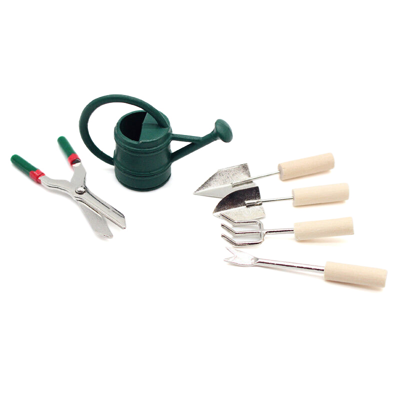 1/12 دمية محاكاة مسقاة المجرف  - مراجعة Gardening Tools Of وسعره