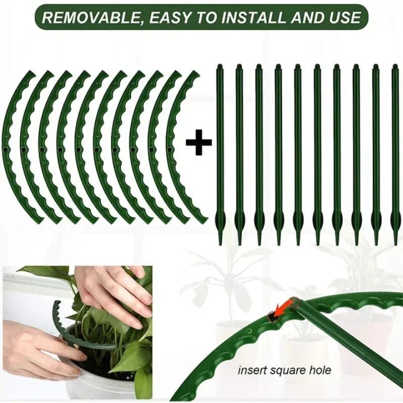 البلاستيك دعم النبات كومة حامل - مراجعة Gardening Tools Hoe وسعره
