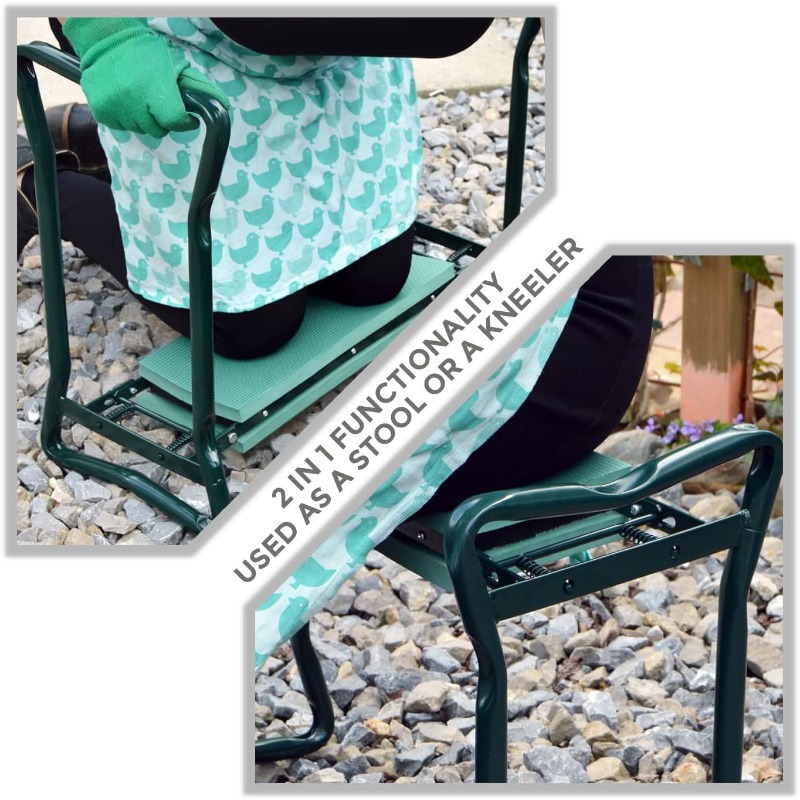 مقعد حديقة قابل للطي مع وسادة  - مراجعة Garden Kneeling Pad وسعره