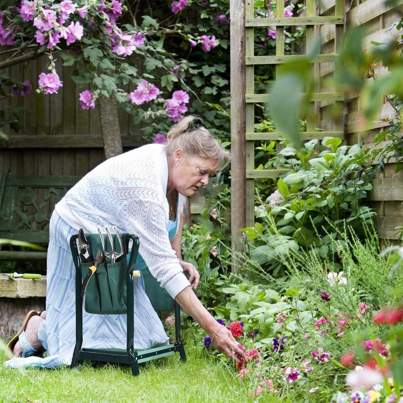 مقعد حديقة قابل للطي مع وسادة  - مراجعة Garden Kneeling Pad وسعره