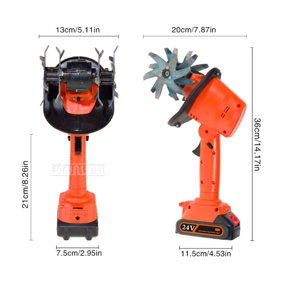 ليثيوم أيون مايكرو الحراثة الك - مراجعة Gardening Tools Hoe وسعره