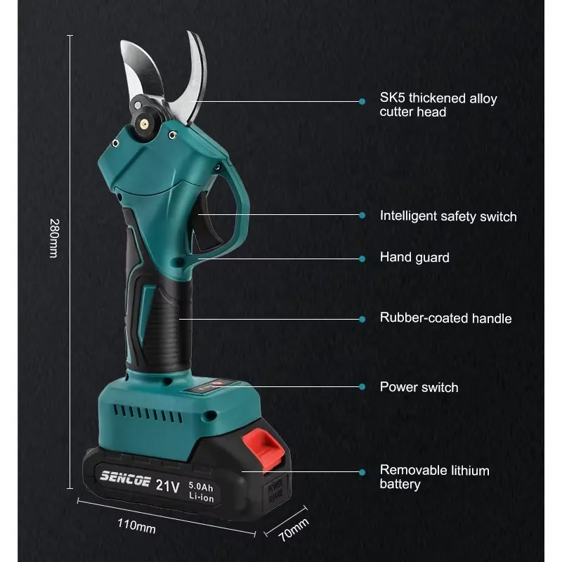 مقص تقليم أشجار كهربائي احتراف - مراجعة Gardening Tools Amazon وسعره