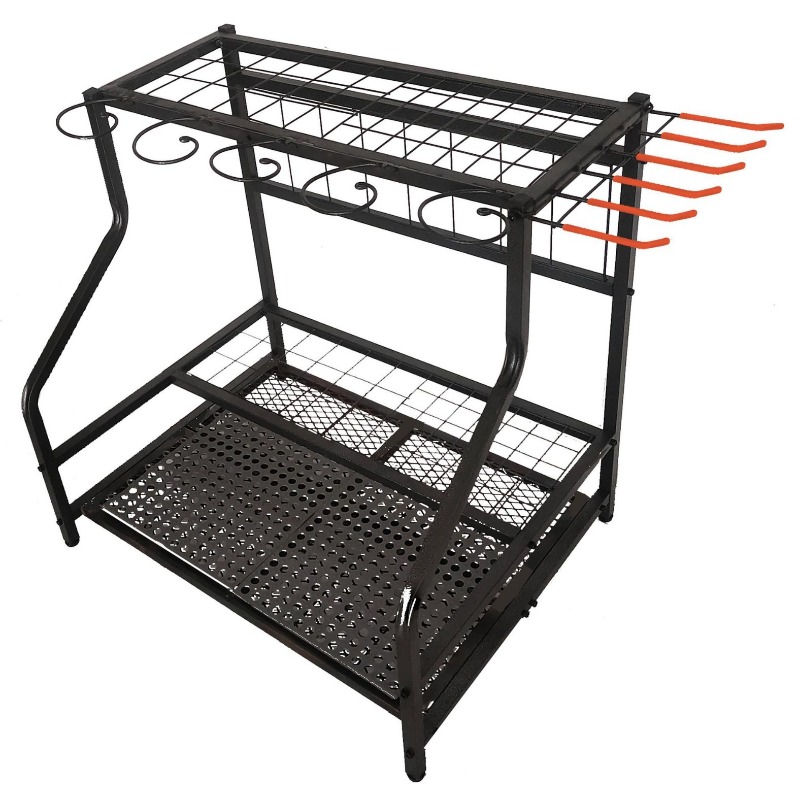 رف تخزين معدني لأدوات الحدائق، - مراجعة Gardening Tools Amazon وسعره