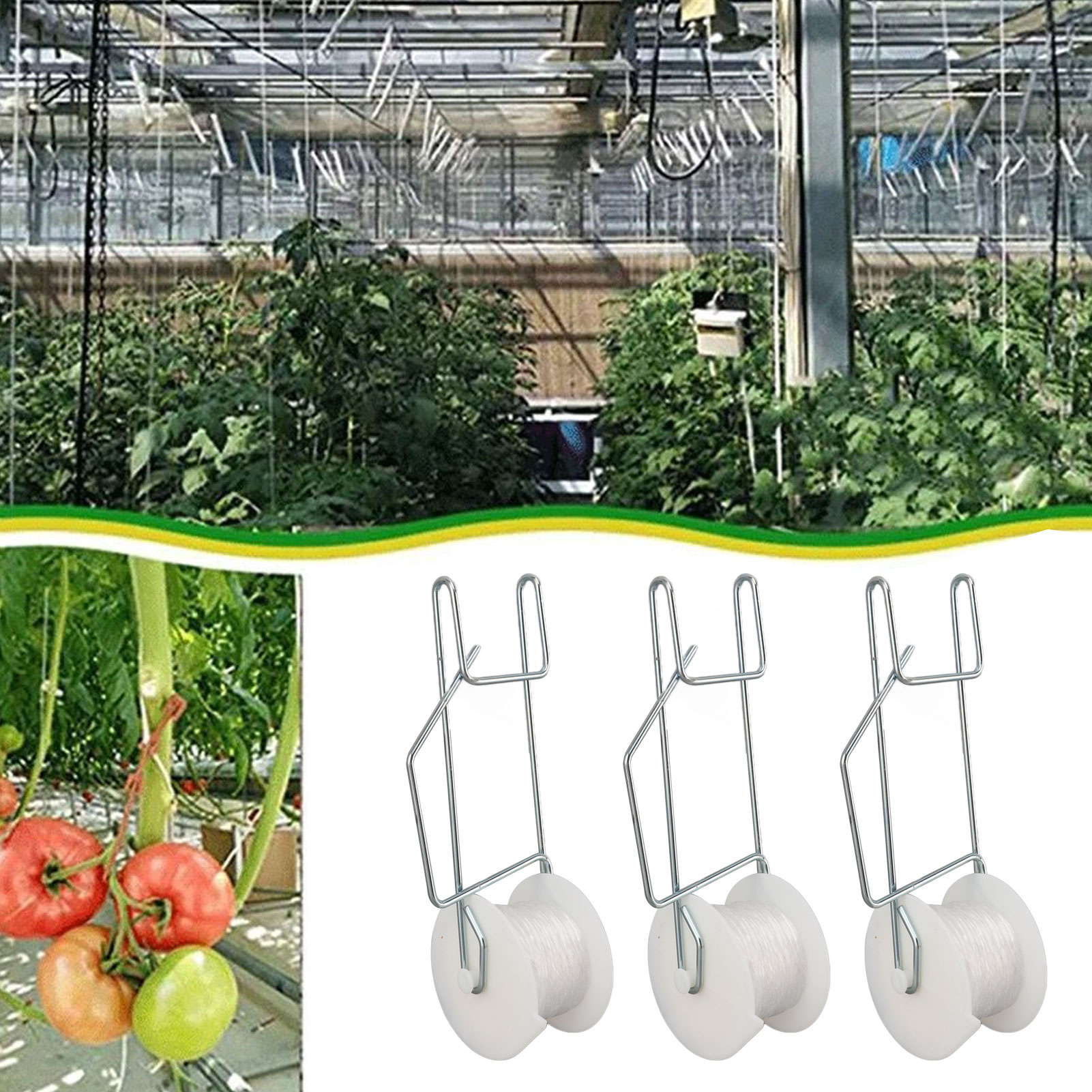 6-50 قطعة خطافات دعم الطماطم م - مراجعة Gardening Tools Essential وسعره